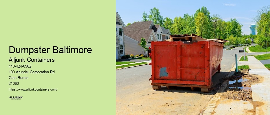 Rent a dumpster for garage cleanout