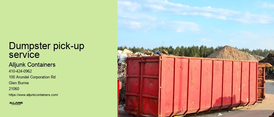 Residential dumpster rentals