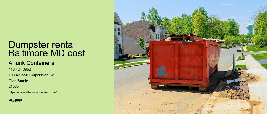 Waste management Baltimore MD