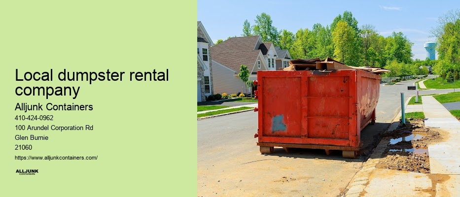 Rent a dumpster for moving