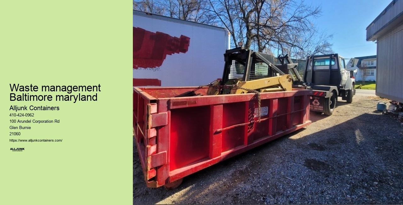 Dumpster rental in Baltimore county