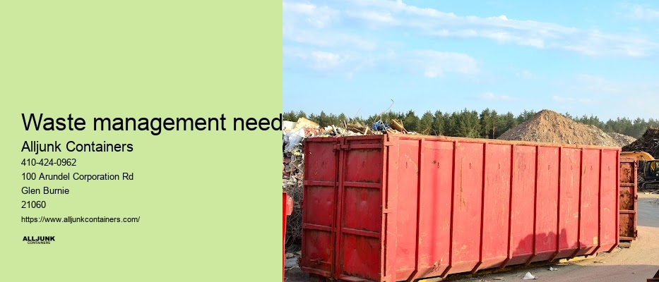 Waste management Baltimore MD