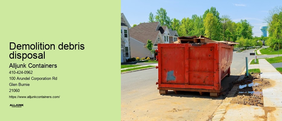 Dumpster rental maryland