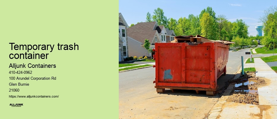 Dumpster rental cost